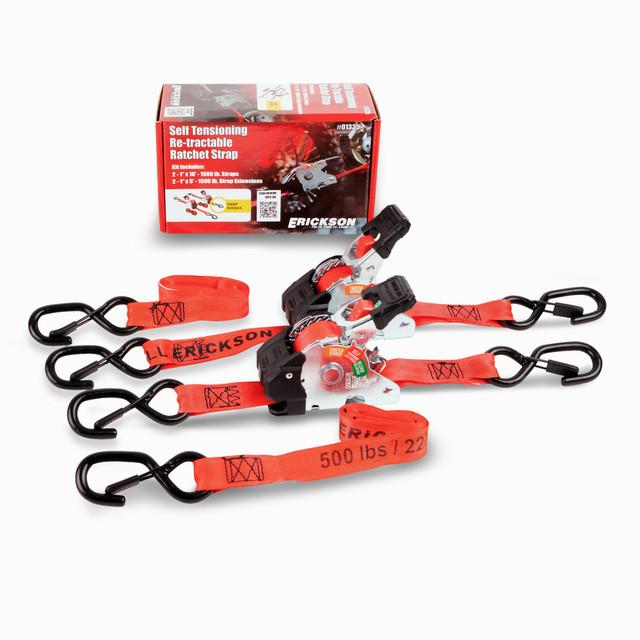 Erickson Self Tensioning Re-tractable Ratchet Strap