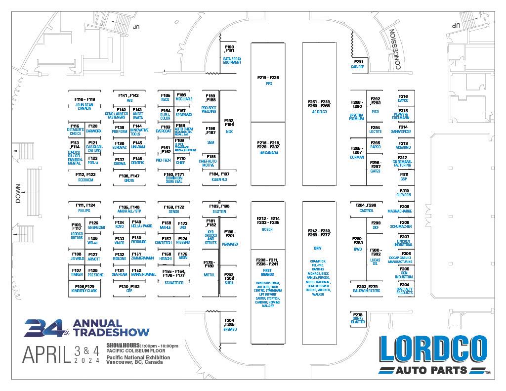 Pacific Coliseum Floor Plan